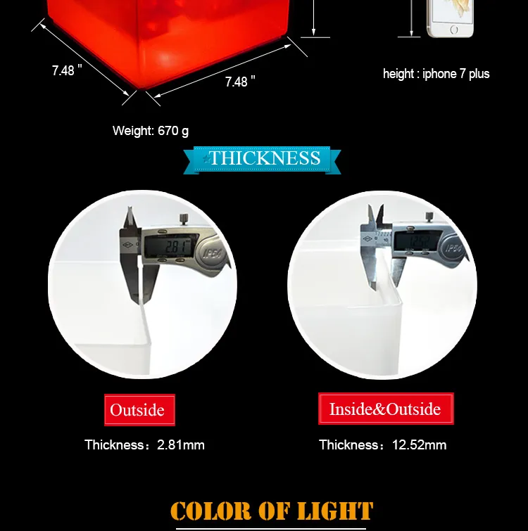 Stylish 3.5L LED Ice Bucket for Beer and Wine