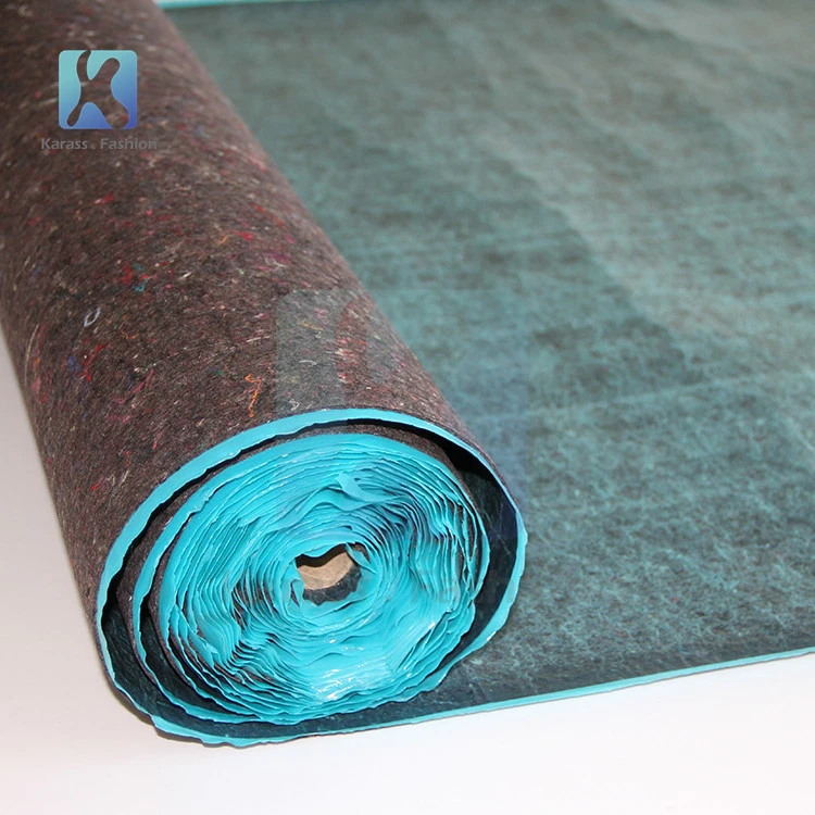 Anti-Slip Blue Foil Nonwoven Floor Protective Mat
