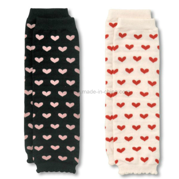 Heart Designed Girl Cotton Legwarmer Lw-21