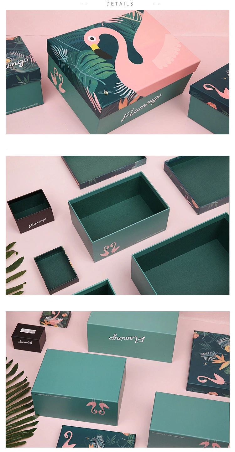 2020 Paper Cosmetic Box Cosmetic Lid and Base Box Factory