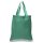 Groene milieu grote canvas tas