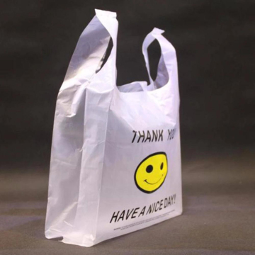 Bolsas de plastico para camisetas sistema de apertura facil plegable para compras