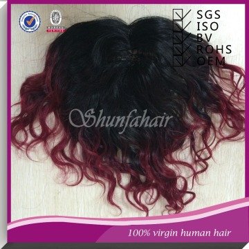 Hair integration pieces for thinning hair,100% human hair integration pieces, Integration Top Piece