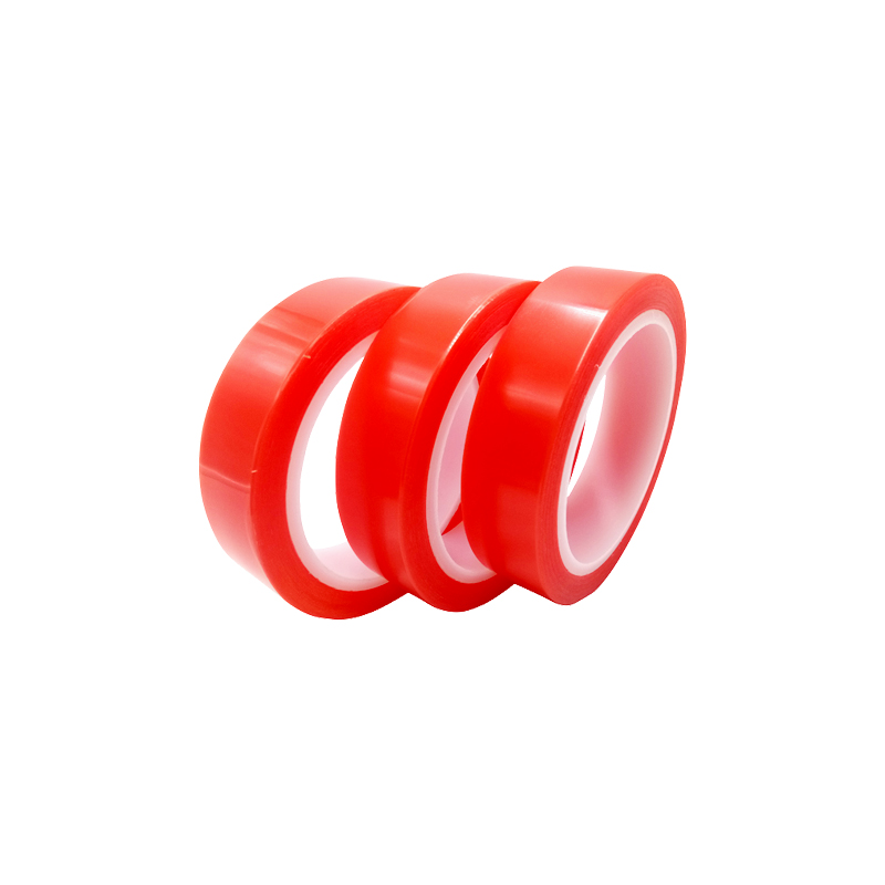 Transparent Acrylic Adhesive Tape Double Faced Red Pet Tape