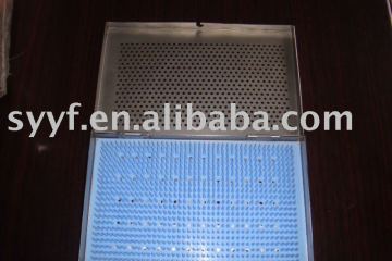 sterilization container autolave sterilization trays with silicon mat