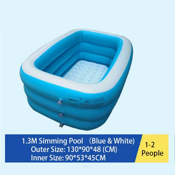 Milti Size Inflatable Swimming Pool with Bubble Bottom