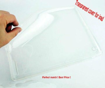 Best price ! transparent cover for ipad