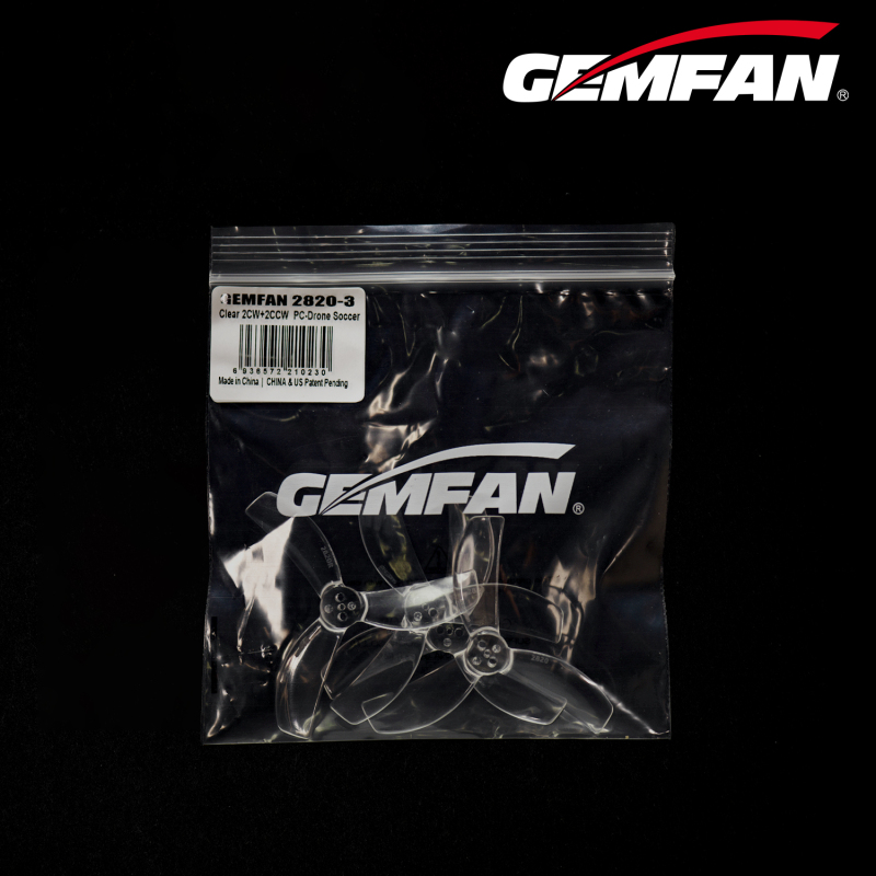 GEMFAN 2820 PC 3 Blade Drone Soccer Propeller