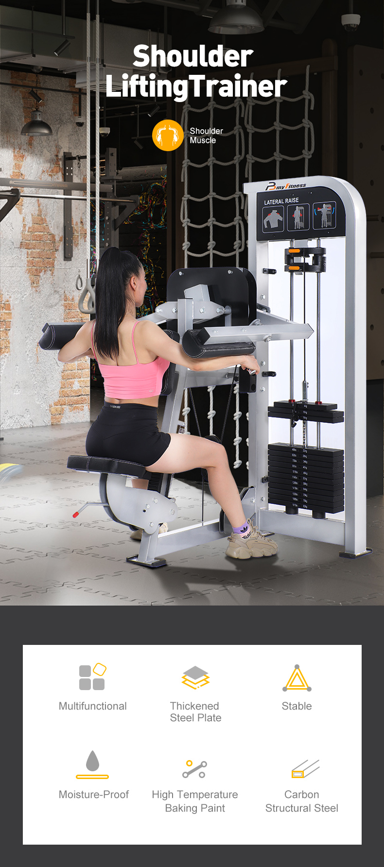 shoulder raise machine 605 01