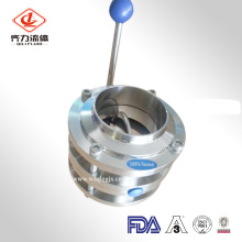 Sanitary Stainless Steel Three PCS Butterfly Valve