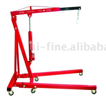 Foldable shop crane