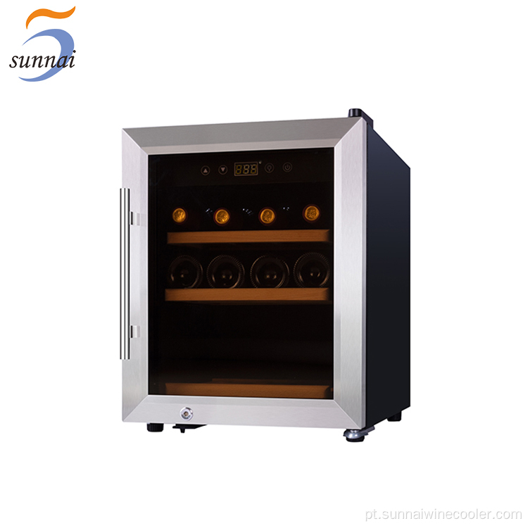 Mini refrigerador de LED anti-UV com compressor de alta eficiência