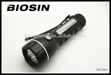 Pvc keychain led torch light