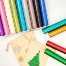 Custom Glitter Heat Transfer Vinyl for T-shirt Printing