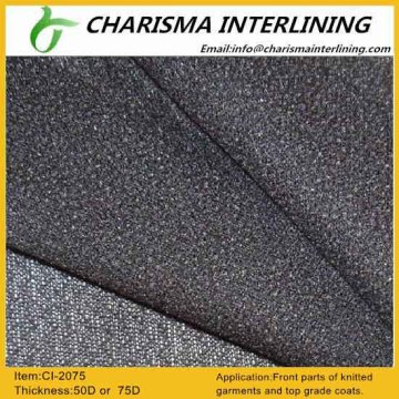 Paste dot and powder dot woven interlining 2075