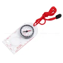 Outdoor Multifunctional Ruler Map Compass Waterproof Camping Compass