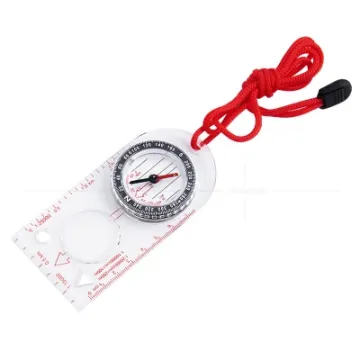 Outdoor Multifunctional Ruler Map Compass Waterproof Camping Compass