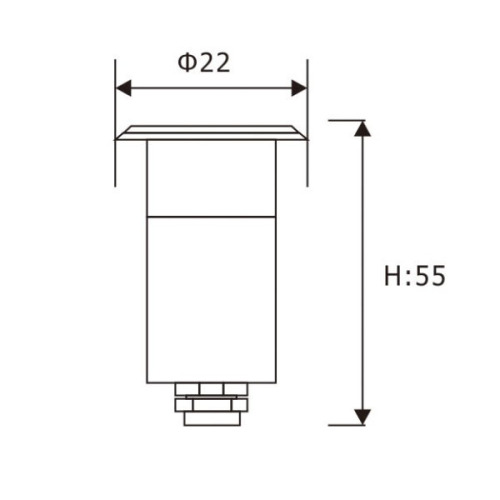 LEDER Low Power RGB 0,5W LED Inground Light