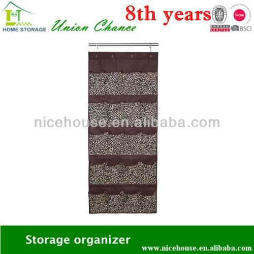 2015 Non-woven fabric home storage organization with leopard printing