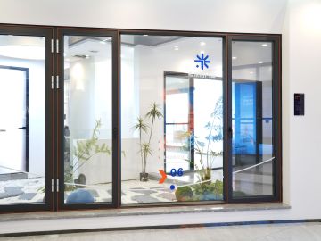 SMIRO Home/office interior floor-to-ceiling windows