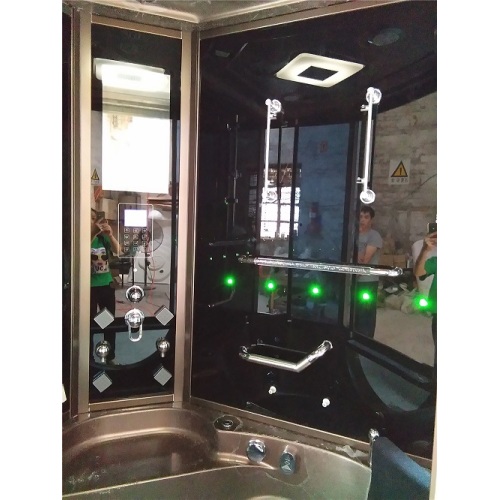 Best Home Dry Saunas Complete Brown Large Steam Shower Room