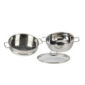 Stainless Steel Three Trays Steamer Pot For Cooking