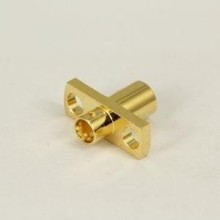 MCX Four Hole Flange Mount Connector