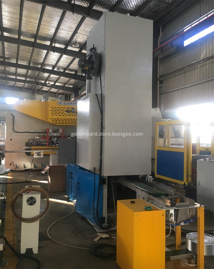 Paint bucket lid making easy open end production line with punching press machine