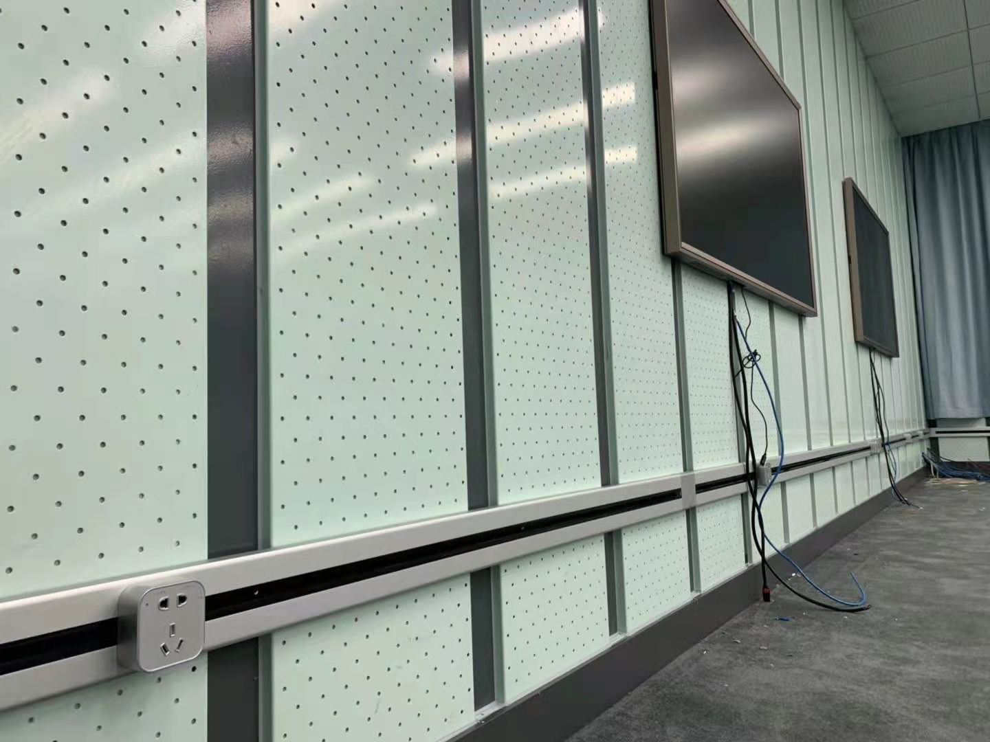 movable kitchen electrical black LED  recessed and surface track Socket with 3 gang power socket /60CM power track socket