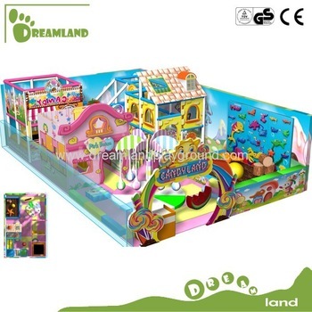 attractive design candy theme indoor playground made in china