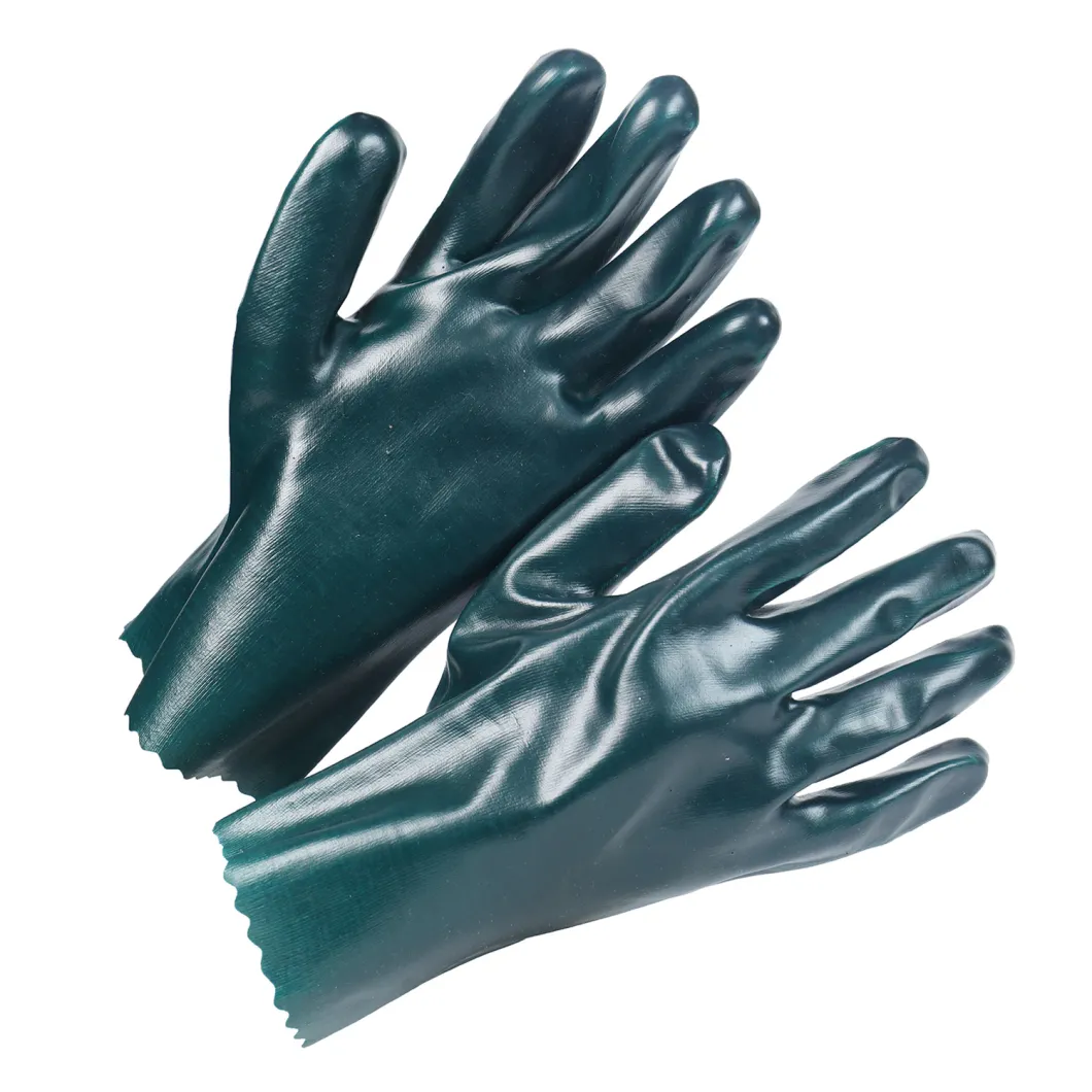 PVC Industrial Chemical Resistance Safety Work Glove with CE Certificate