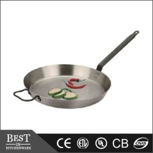 Blacksteel frypan with side handle