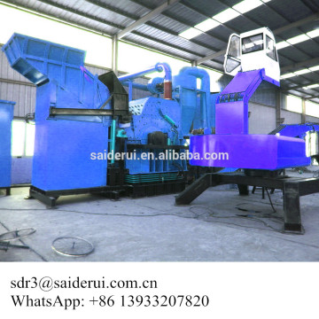 Scrap metal crusher / metal shredding machine