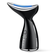 USB and Battery-Powered Fish Tail Photon Therapy Beauty Device with EMS Microcurrent Electric Face Massager