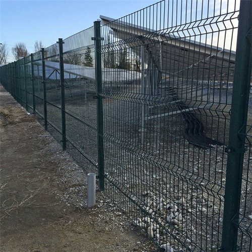 welded curved wire fence panels