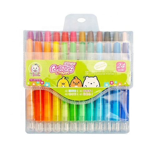 Crayón de lápiz de pintura pastel al óleo multicolor para niños