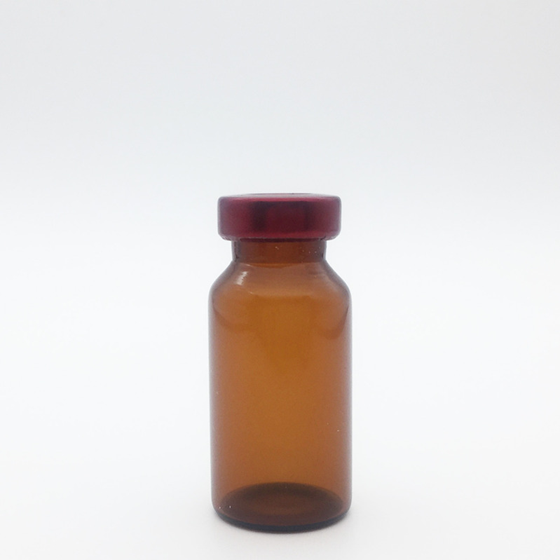 8ml Amber Sterile Serum Vials Red