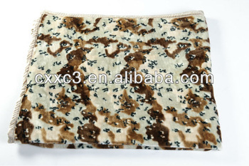 Cashmere Camouflage Army Blanket