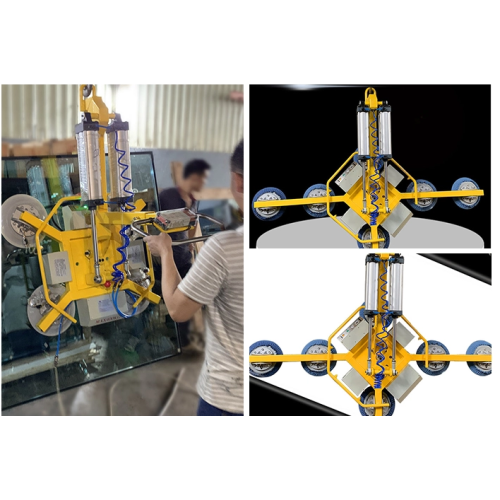 Вакуумный стеклянный электрический подъемник на присоске