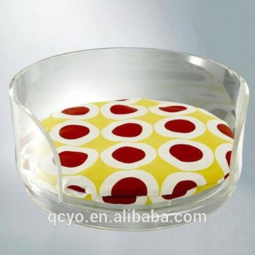 custom acrylic plush animal shaped pet bed QCY-ABD-38