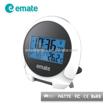 Travel alarm clock with DCF, MSF, JJY, WWVB(EMATE)