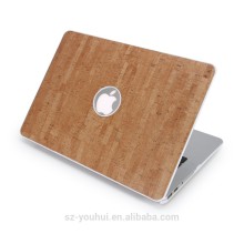 Hot selling laptop wooden leather sleeve case for MacBook retina case