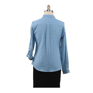 Casual shirts met lange mouwen Vintage gestreepte blouse