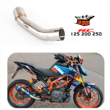 Middle Contact Pipe for KTM RC125 RC200 250 ADV DUKE 390 ADV Exhaust Muffler Modification