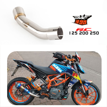 Middle Contact Pipe for KTM RC125 RC200 250 ADV DUKE 390 ADV Exhaust Muffler Modification
