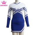 Custom Royal Blue Varsity Cheerleading Uniforms