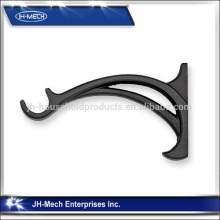 wrought iron bracket, window curtain rod