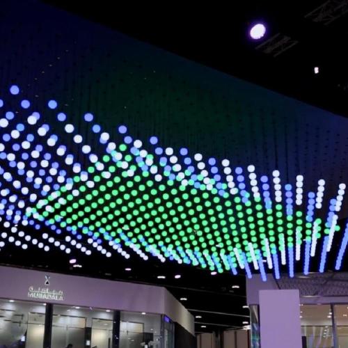 Sfera luminosa a LED RGB magica decorativa