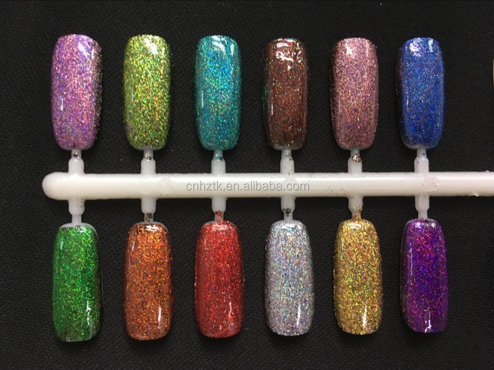 Nail art laser glitter powder rainbow glitter powder holographic effect powder