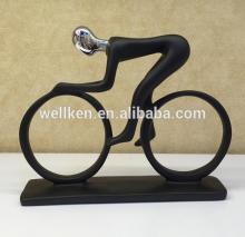 polyresin bicycle rider figurines